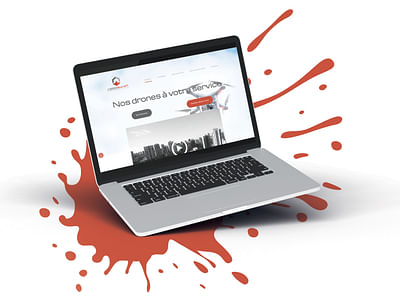 Site web pour une compagnie de drones d'expertise - Website Creation