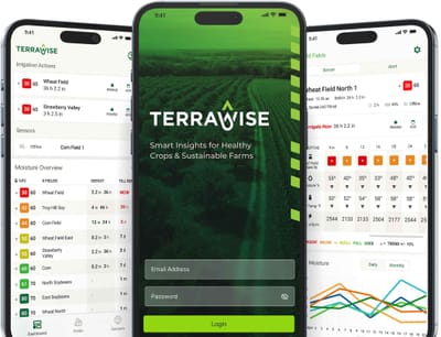 Terrawise - Agriculture IoT App UX + Branding - Web Application
