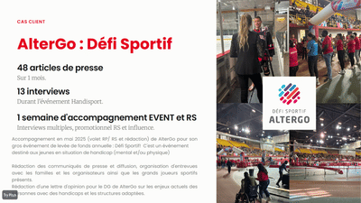 Altergo-Événément sportif Handisport - Außenwerbung