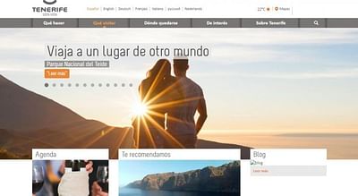 Turismo de Tenerife - Référencement naturel