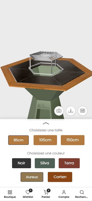 Hexagone Braseros - 3D
