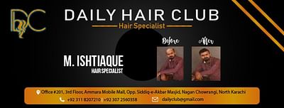 Daily Hair Club - Réseaux sociaux