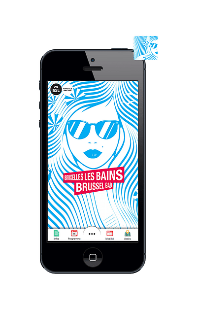 Application mobile pour Bruxelles-les-bains - Social Media