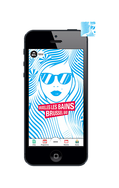 Application mobile pour Bruxelles-les-bains - Réseaux sociaux