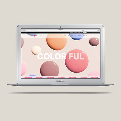 Beauty Page für P2 Cosmetics - Creación de Sitios Web