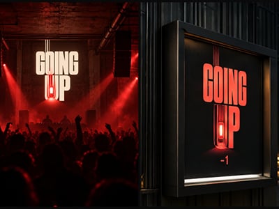 Going Up — Nightclub Identity (Concept) - Graphic Design
