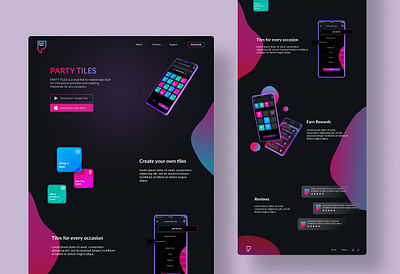 Party Tiles - Website Creation