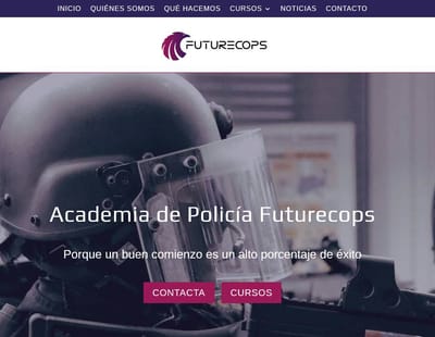 Página web corporativa para cadena de academias. - Estrategia digital