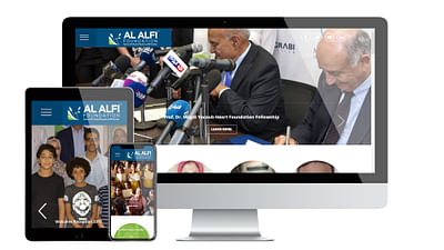 Al Alfi Foundation website design and development - SEO