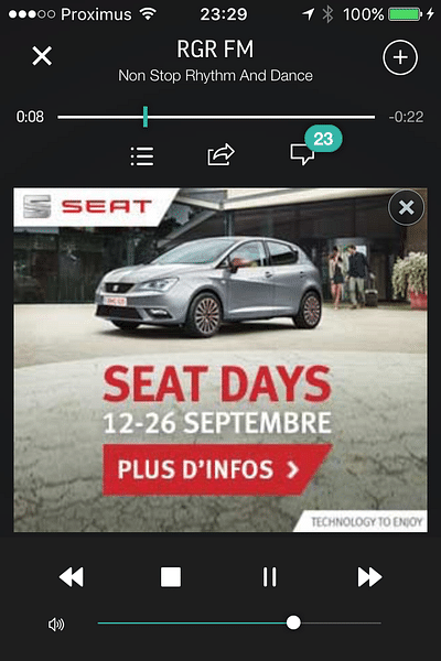 SEAT  IBIZA on TuneIn - Online Advertising