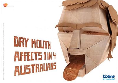 Cardboard mouth - Publicidad
