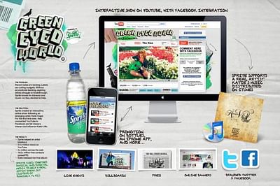 GREEN EYED WORLD - Publicidad