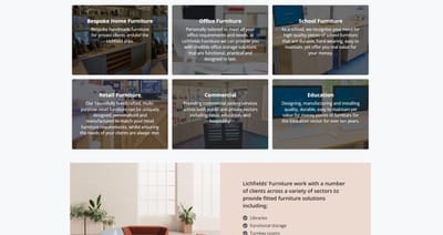 lichfieldsfurniture.co.uk - Design & graphisme