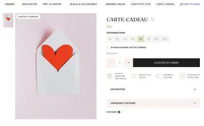 Migration Shopify & optimisation e-commerce — Le Dressing de Cloé - Ergonomie (UX / UI)