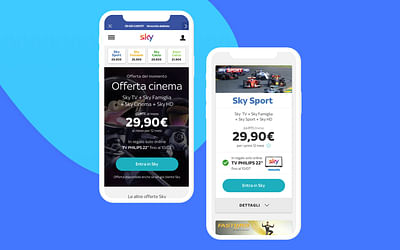 Sky Italia - Ergonomie (UX/UI)