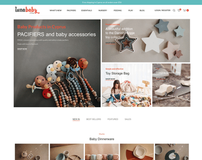 lunababy.com eshop - E-commerce