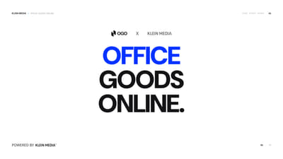 Office Goods Online - Brand Identity & Website - Website Creatie