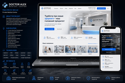 Dr Alex Medical Clinic – SEO & Custom Web Development - SEO