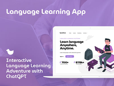 Interactive Language Learning Adventure - Application web