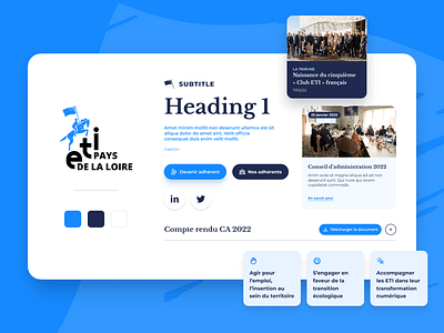 Club ETI — Website - Grafikdesign