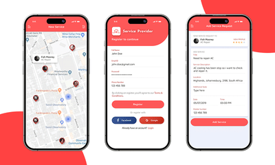 Service Provider App - Mobile App