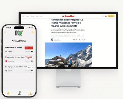 Pop-UP - Application mobile