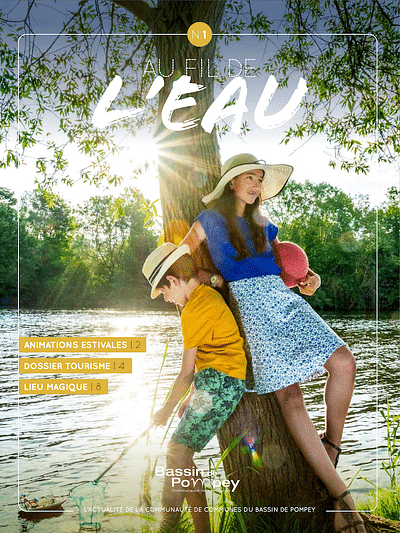 Magazine "Au fil de l'eau" : spécial été 2022 - Image de marque & branding