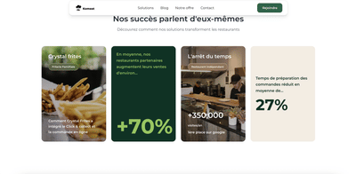 Création de la plateforme digitale Komeat - Application web