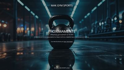 MAKGYMSPORTS Fitness, Deporte, Salud y Belleza - Creación de Sitios Web