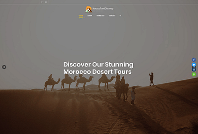 MoroccoTravelDiscovery - Website Creatie