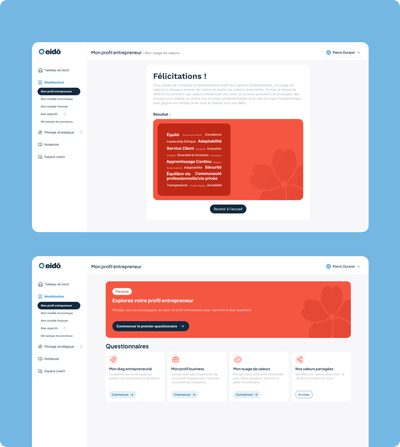 💻 Refonte graphique : Eidō 🌸 - Ergonomia (UX/UI)