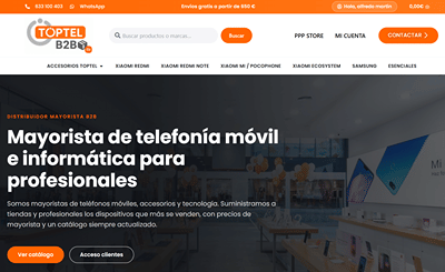 Toptel Digital | Mayorista Xiaomi - Administración web