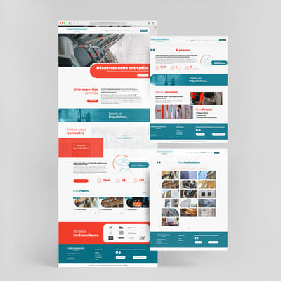 Création d'un site web sur-mesure - Combet - Création de site internet