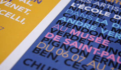 Supports de communication d'exposition - Publicité