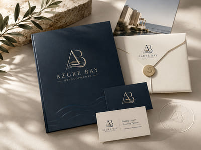 Azure Bay Developments - Brand, Web & Motion - Concept Project - Graphic Design