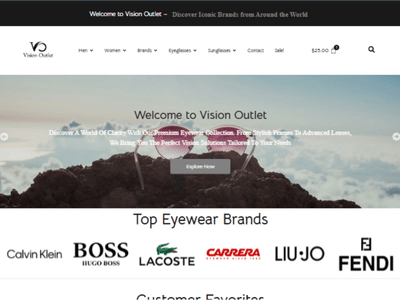 Vision Outlet B2B - Création de site internet