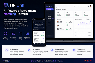 HR Link — AI-powered Recruitment Matching Platform - Web Application