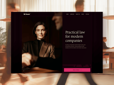 Law firm Framer website - Webseitengestaltung