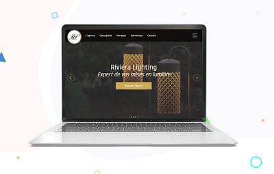 Création de site - Riviera Lighting - Création de site internet