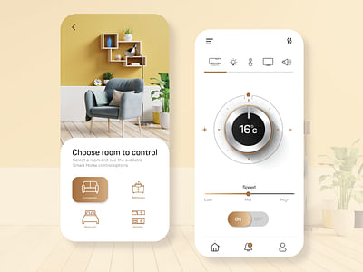 Smart Home app - Graphic Design