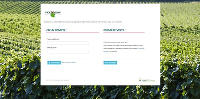 Portail assurance agricole - Applicazione web