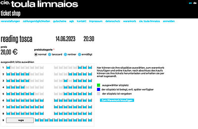 Toula Ticket Shop - Drupal Modul-Entwicklung - E-Commerce