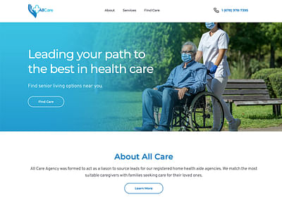 All Care Services Website