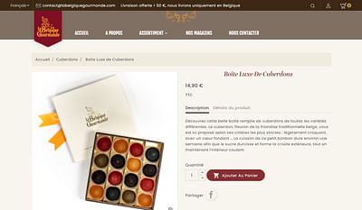 Webshop La Belgique Gourmande - E-commerce