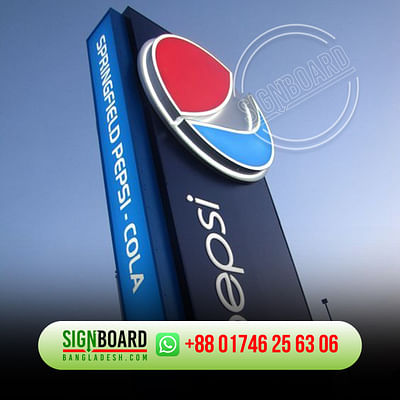 ACP Totem Pole Signage maker in bangladesh - Reclame