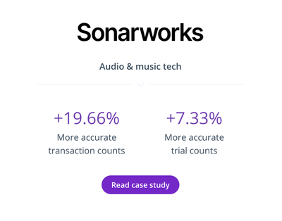 Sonarworks: 20% More Tracked Transactions with Server-Side Tagging - Advertising