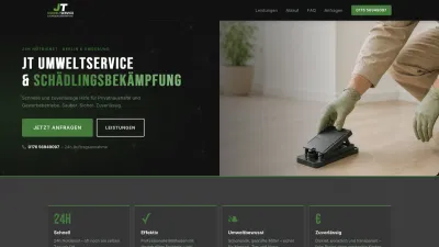 JT-Umweltservice Website & Branding - Website Creation