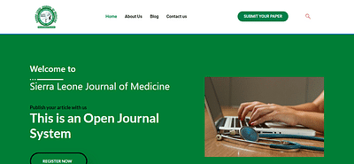 Development of Journal Systems - Website Creatie