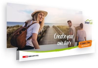 INTERRAIL: CO BRANDING KAMPAGNE MIT SBB - Außenwerbung