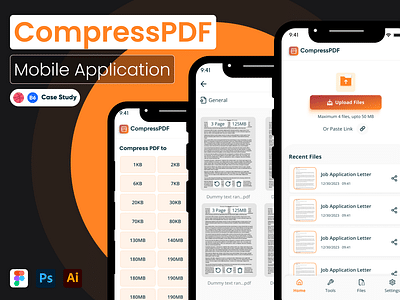 CompressPDF | Software & Mobile App Development - App móvil